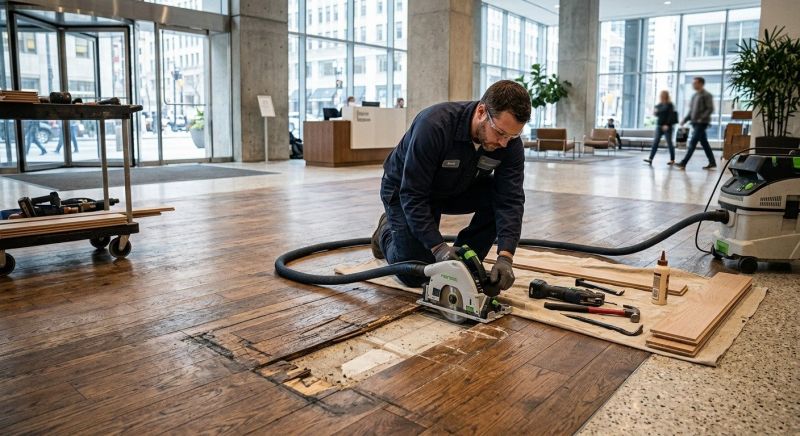 Our team working on Flooring Service projects in Ozaukee County, WI