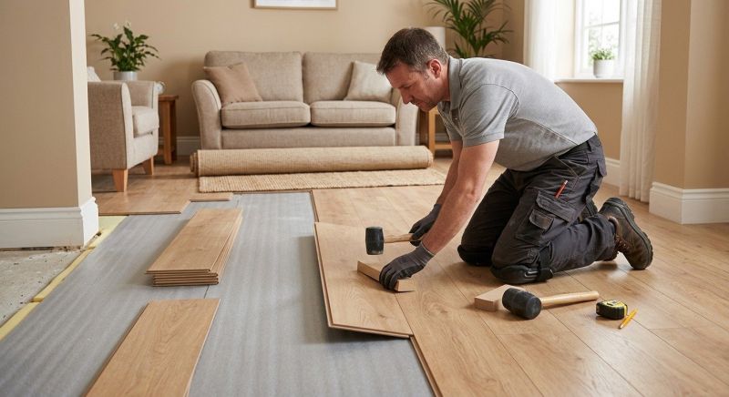 Laminate Floor Installation in Colgate, WI