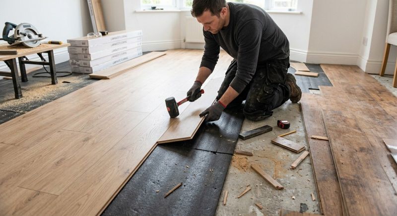 Laminate Floor Replacement in Ozaukee County, WI
