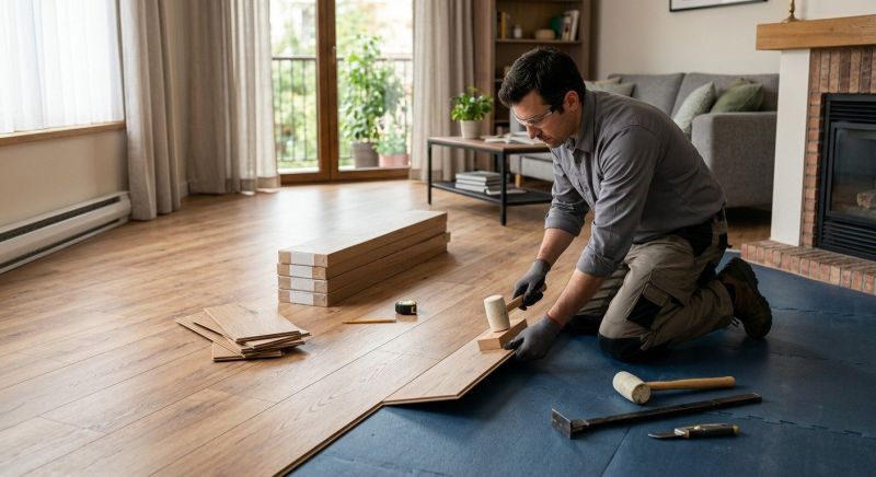 Laminate Floor Replacement in Milwaukee, WI