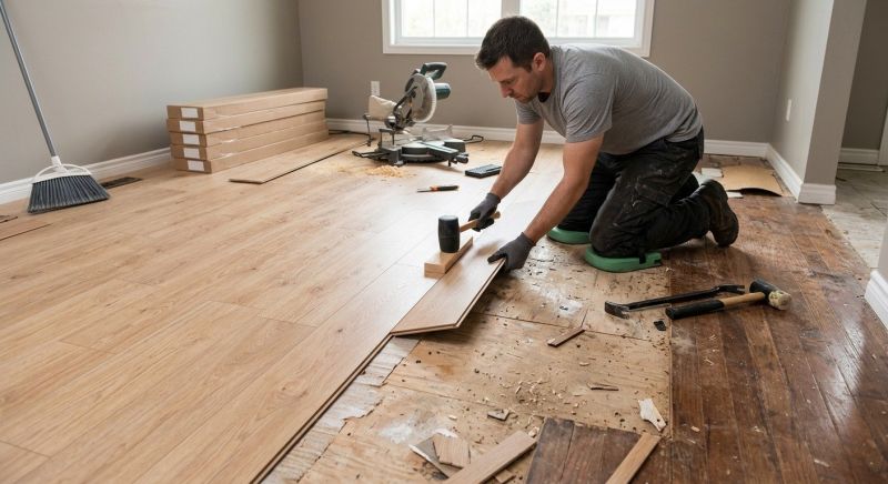 Laminate Floor Replacement in Muskego, WI