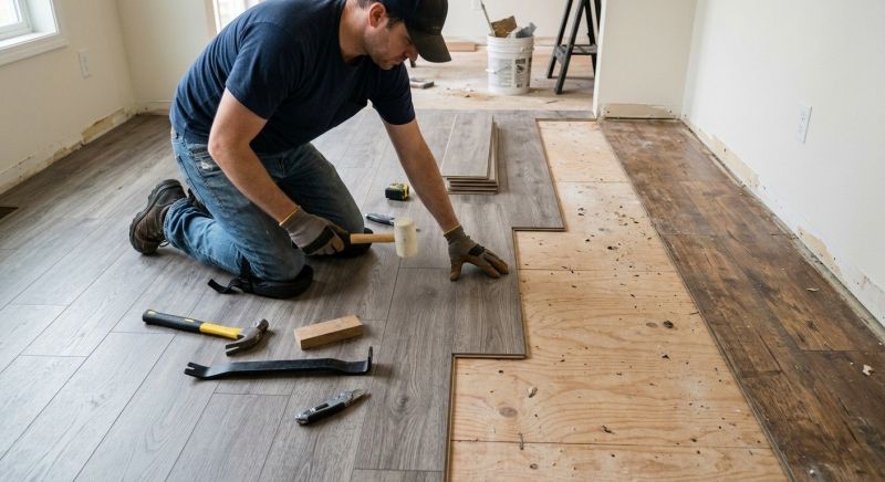 Laminate Floor Replacement in New Berlin, WI