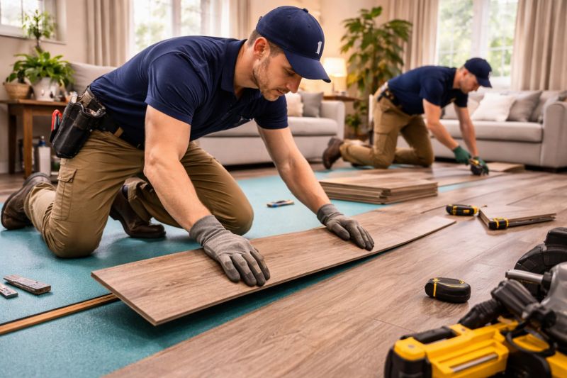 Laminate Floor Replacement in West Bend, WI