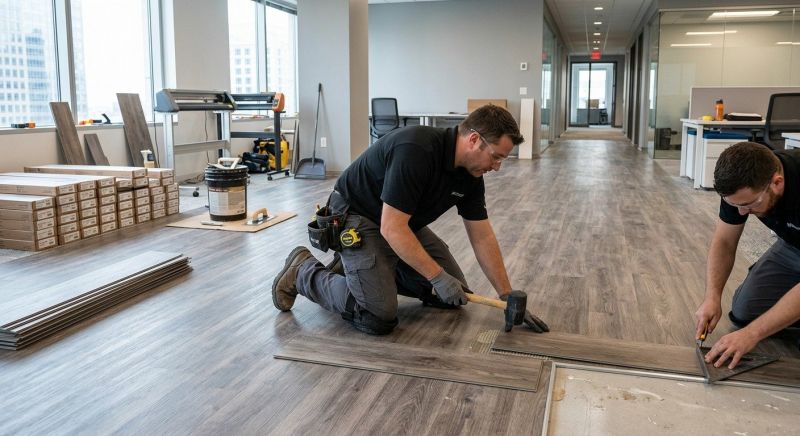 Linoleum Floor Installation in Belgium, WI