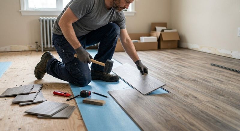 Linoleum Floor Installation in West Bend, WI