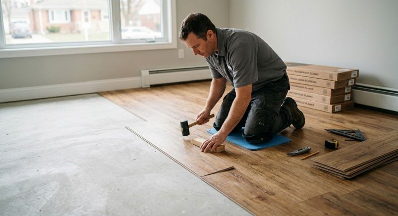 Linoleum Flooring Replacement in Ozaukee County, WI