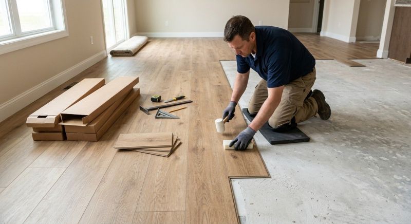 Luxury Vinyl Tile Installation in Menomonee Falls, WI