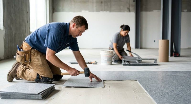 Lvt Flooring Installation in Belgium, WI