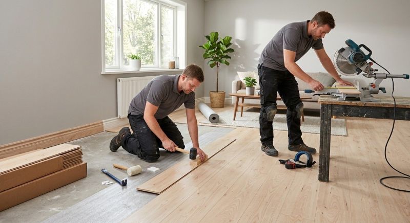 Plank Laminate Installation in Ozaukee County, WI