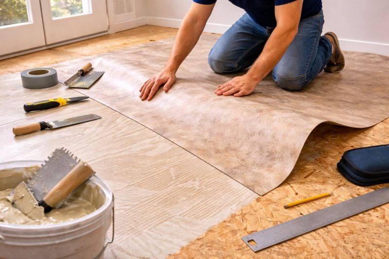 Sheet Vinyl Installation in Mequon, WI
