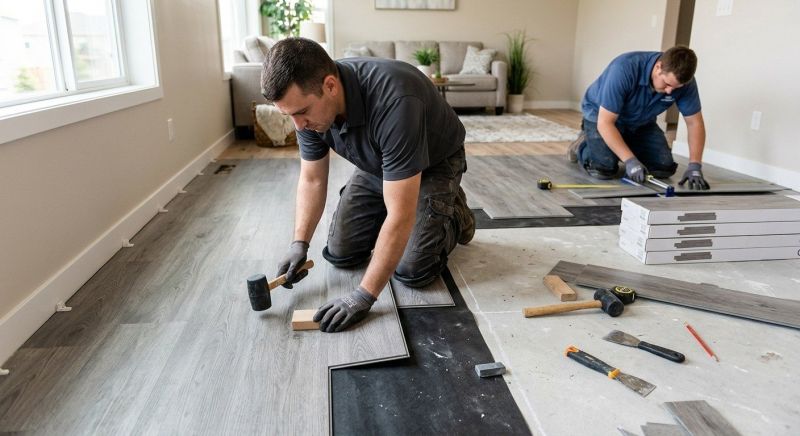 Vinyl Flooring Installation in Jackson, WI