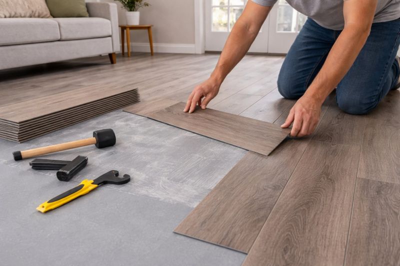 Vinyl Plank Floor Installation in Ozaukee County, WI