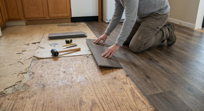 Vinyl Tile Installation in Ozaukee County, WI