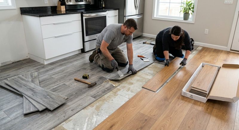 Vinyl Tile Replacement in Ozaukee County, WI